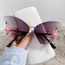 Load image into Gallery viewer, Luxury Designer Butterfly Sunglasses Vintage