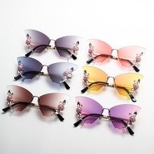 Load image into Gallery viewer, Luxury Designer Butterfly Sunglasses Vintage