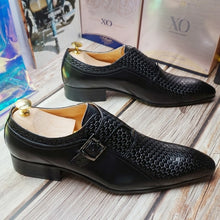Load image into Gallery viewer, Luxury Men Loafers Shoes Fashion Genuine Leather Monk Strap