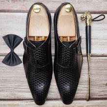 Load image into Gallery viewer, Luxury Men Loafers Shoes Fashion Genuine Leather Monk Strap