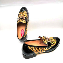 Load image into Gallery viewer, Luxury Men's Suede Loafers Black Yellow