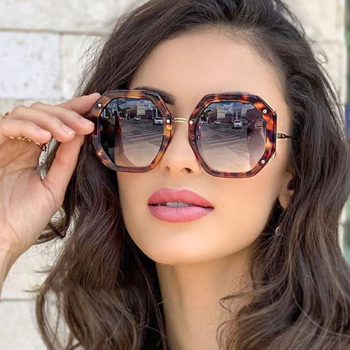 Luxury Retro Square Sunglasses