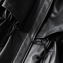 Load image into Gallery viewer, Luxury Sheepskin Leather Suede Coat Duck Down Lingning Mink Fur Hoody