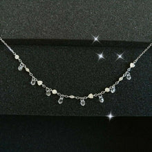 Load image into Gallery viewer, Luxury Waterdrop Crystal Sterling Silver Ankle Chain Pendant