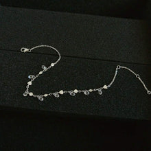 Load image into Gallery viewer, Luxury Waterdrop Crystal Sterling Silver Ankle Chain Pendant