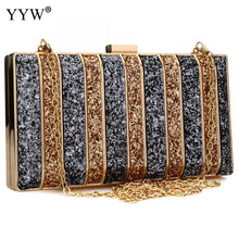 Load image into Gallery viewer, Luxury Women Bags Designer Evening Party Bag For Female Gold Mini