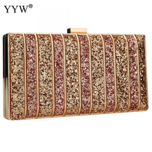 Load image into Gallery viewer, Luxury Women Bags Designer Evening Party Bag For Female Gold Mini