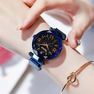 Luxury Women Watches Magnetic Starry Sky Female Clock Quartz - Sophornlilly