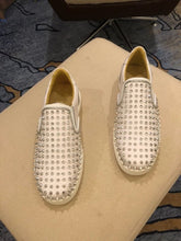 Load image into Gallery viewer, Luxury Brand Men's Summer Shoes White Loafers Men Driving Slip On