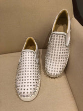 Load image into Gallery viewer, Luxury Brand Men's Summer Shoes White Loafers Men Driving Slip On