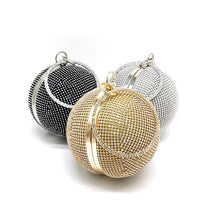 Load image into Gallery viewer, Luxury women evening party bag bridal wedding purses diamonds designer