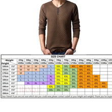 Load image into Gallery viewer, Henley Neck Sweater Men Cashmere Pullover