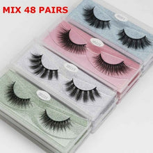 Load image into Gallery viewer, MAGEFY 12 Pairs 3D Mink Eyelashes Natural Long Winged Dramatic Eye