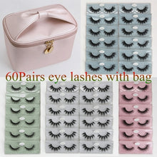 Load image into Gallery viewer, MAGEFY 12 Pairs 3D Mink Eyelashes Natural Long Winged Dramatic Eye