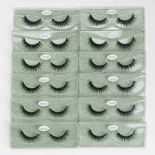 Load image into Gallery viewer, MAGEFY 12 Pairs 3D Mink Eyelashes Natural Long Winged Dramatic Eye