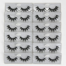 Load image into Gallery viewer, MAGEFY 12 Pairs 3D Mink Eyelashes Natural Long Winged Dramatic Eye