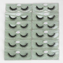 Load image into Gallery viewer, MAGEFY 12 Pairs 3D Mink Eyelashes Natural Long Winged Dramatic Eye