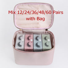 Load image into Gallery viewer, MAGEFY 12 Pairs 3D Mink Eyelashes Natural Long Winged Dramatic Eye