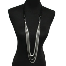 Load image into Gallery viewer, Multi layers Leather Snake Chains Necklace