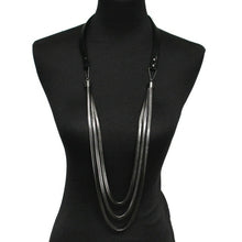 Load image into Gallery viewer, Multi layers Leather Snake Chains Necklace