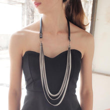 Load image into Gallery viewer, Multi layers Leather Snake Chains Necklace