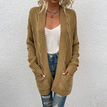 Load image into Gallery viewer, New Twist Cardigan Sweater Women Solid Color