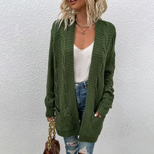 Load image into Gallery viewer, New Twist Cardigan Sweater Women Solid Color