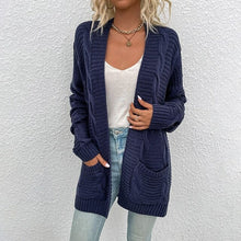 Load image into Gallery viewer, New Twist Cardigan Sweater Women Solid Color