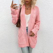 Load image into Gallery viewer, New Twist Cardigan Sweater Women Solid Color