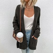 Load image into Gallery viewer, New Twist Cardigan Sweater Women Solid Color