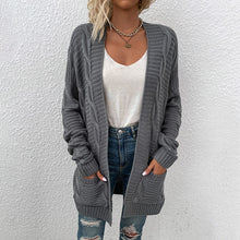 Load image into Gallery viewer, New Twist Cardigan Sweater Women Solid Color