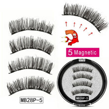 Load image into Gallery viewer, MB 5 Magnetic eyelashes Eye Shadow with handmade 3D/6D faux cils