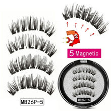 Load image into Gallery viewer, MB 5 Magnetic eyelashes Eye Shadow with handmade 3D/6D faux cils