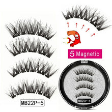 Load image into Gallery viewer, MB 5 Magnetic eyelashes Eye Shadow with handmade 3D/6D faux cils