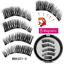 Load image into Gallery viewer, MB 5 Magnetic eyelashes Eye Shadow with handmade 3D/6D faux cils