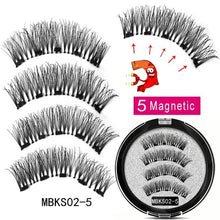 Load image into Gallery viewer, MB 5 Magnetic eyelashes Eye Shadow with handmade 3D/6D faux cils