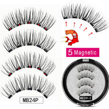 Load image into Gallery viewer, MB 5 Magnetic eyelashes Eye Shadow with handmade 3D/6D faux cils