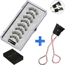 Load image into Gallery viewer, MB 8PCS Magnetic Eyelashes 3D False Magnetic Lashes Natural For Mink