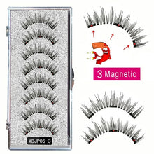 Load image into Gallery viewer, MB 8PCS Magnetic Eyelashes 3D False Magnetic Lashes Natural For Mink