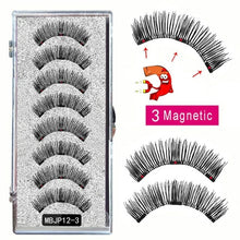 Load image into Gallery viewer, MB 8PCS Magnetic Eyelashes 3D False Magnetic Lashes Natural For Mink