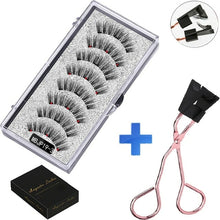 Load image into Gallery viewer, MB 8PCS Magnetic Eyelashes 3D False Magnetic Lashes Natural For Mink