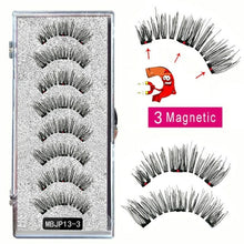 Load image into Gallery viewer, MB 8PCS Magnetic Eyelashes 3D False Magnetic Lashes Natural For Mink