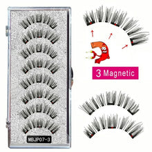 Load image into Gallery viewer, MB 8PCS Magnetic Eyelashes 3D False Magnetic Lashes Natural For Mink