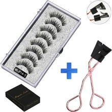 Load image into Gallery viewer, MB 8PCS Magnetic Eyelashes 3D False Magnetic Lashes Natural For Mink