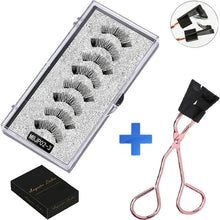 Load image into Gallery viewer, MB 8PCS Magnetic Eyelashes 3D False Magnetic Lashes Natural For Mink