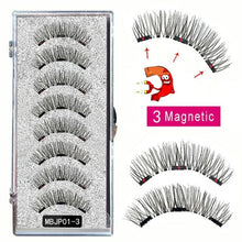 Load image into Gallery viewer, MB 8PCS Magnetic Eyelashes 3D False Magnetic Lashes Natural For Mink