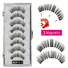 Load image into Gallery viewer, MB 8PCS Magnetic Eyelashes 3D False Magnetic Lashes Natural For Mink