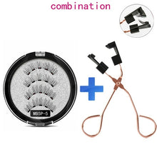Load image into Gallery viewer, MB Magnetic Eyelashes with 5 Magnets Handmade Reusable 3D Mink False