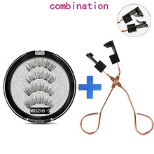 Load image into Gallery viewer, MB Magnetic Eyelashes with 5 Magnets Handmade Reusable 3D Mink False