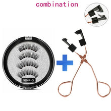 Load image into Gallery viewer, MB Magnetic Eyelashes with 5 Magnets Handmade Reusable 3D Mink False